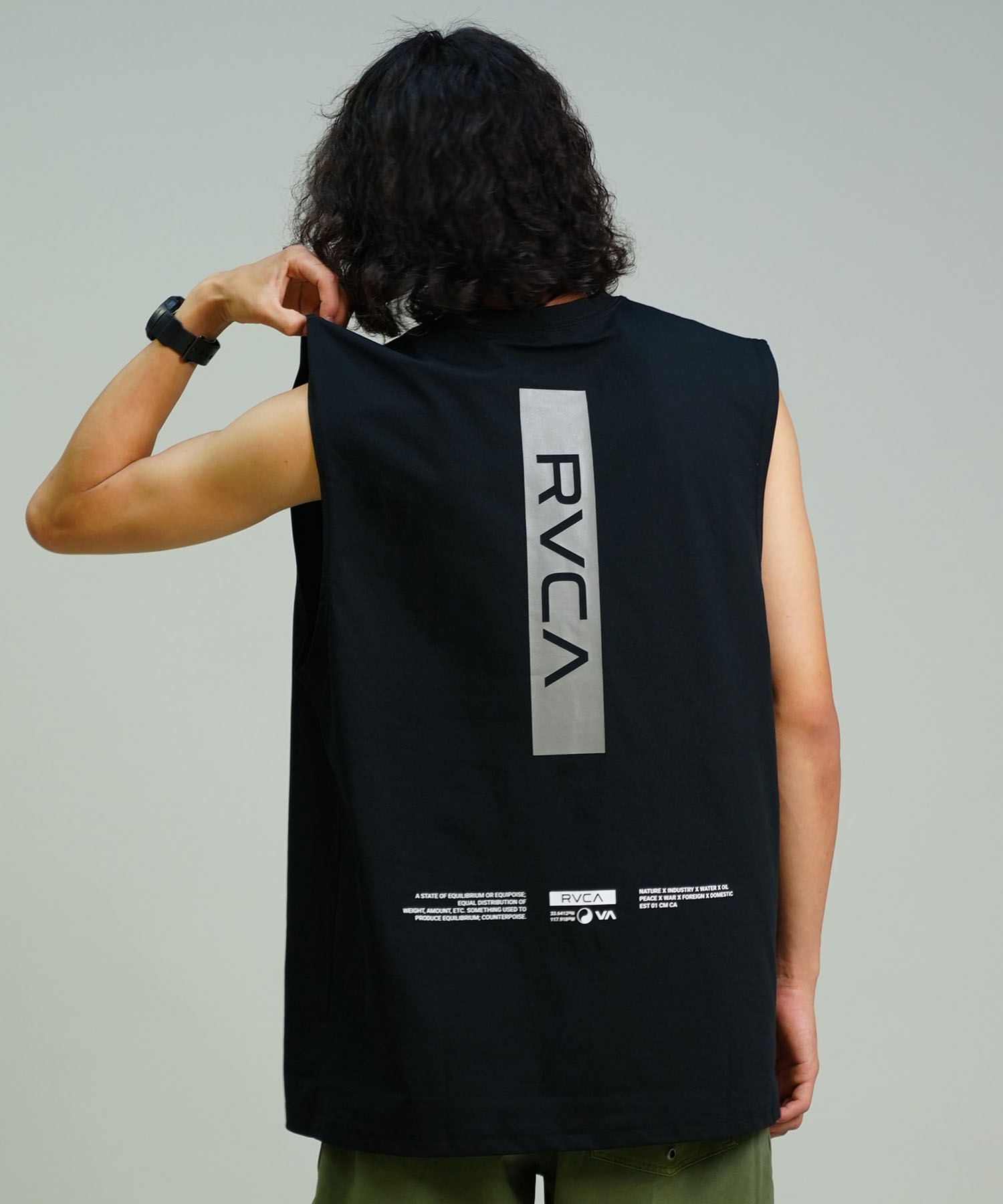 RVCA ルーカ メンズ ラッシュガード タンクトップ オーバー