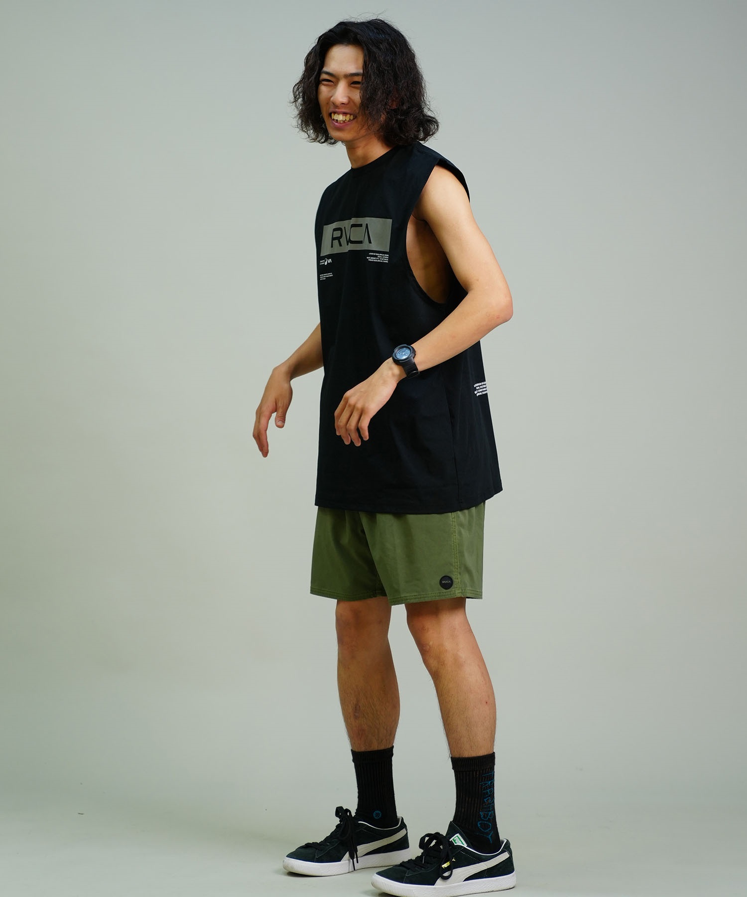 RVCA ルーカ メンズ 男性用 スポーツ・アウトドア用品 水着 ラッシュガード スイムシャツ RVCA L/S Surf Shirt - Heather Grey RVCA&frasl;ルーカ メンズ ナイロンジャケット AJ041-752 撥水加工