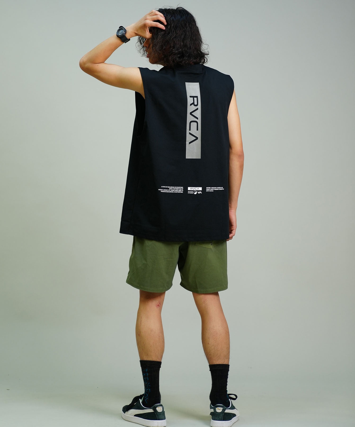 RVCA ブラック 水着・ラッシュガード セット RVCA 【28日-1日はボーナスストア+10％】OUTLET 送料無料 【公式