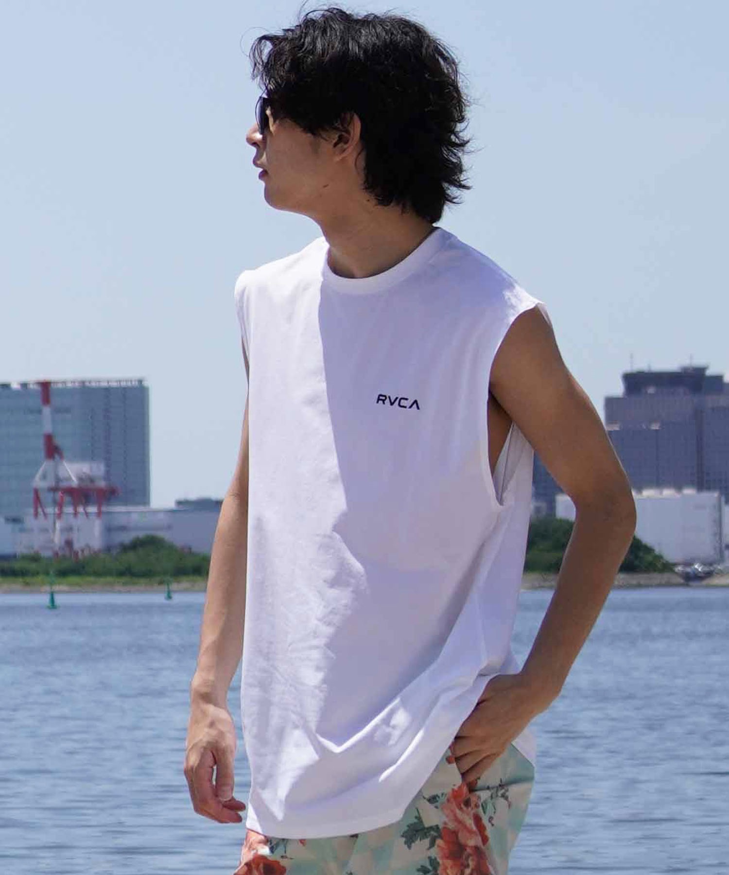 RVCA ルーカ メンズ ラッシュガード タンクトップ オーバー
