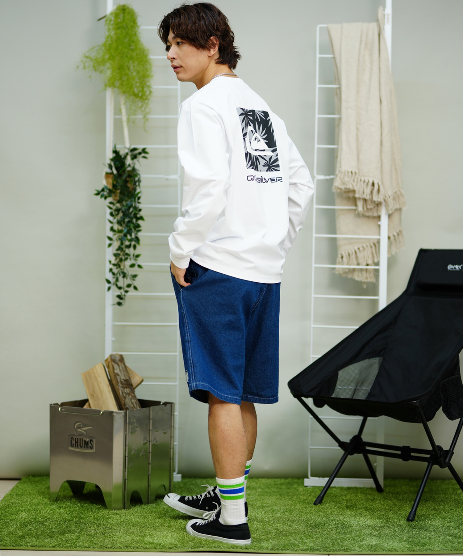 QUIKSILVER クイックシルバー UT/LSLTD QLY241635M メンズ ラッシュガード(WHT2-M)