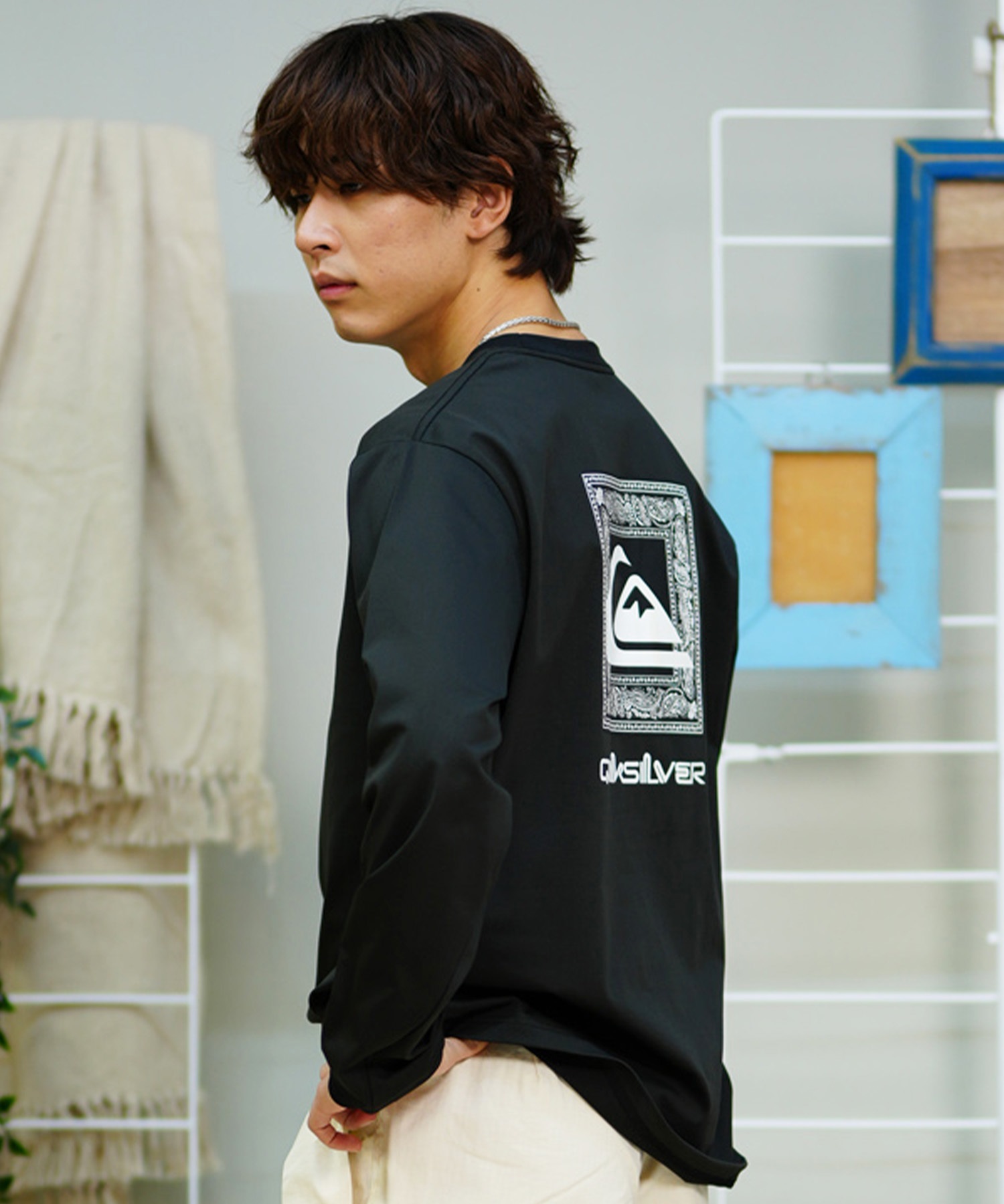 QUIKSILVER クイックシルバー UT/LSLTD QLY241635M メンズ ラッシュガード(WHT1-M)