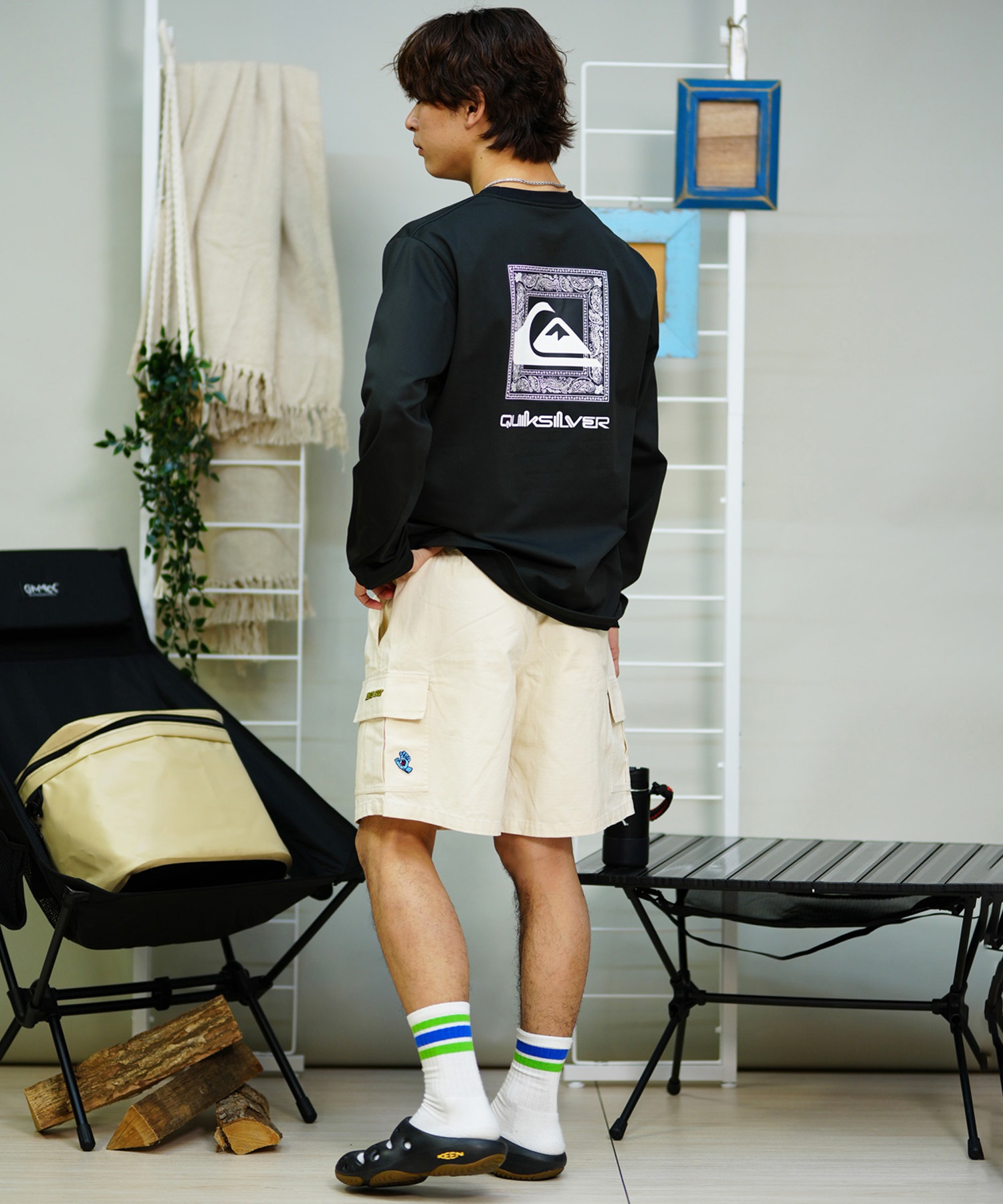 QUIKSILVER クイックシルバー UT/LSLTD QLY241635M メンズ ラッシュガード(BLK2-M)