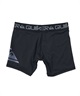 QUIKSILVER クイックシルバー メンズ インナーショーツ アンダーショーツ ボクサーパンツ 水着 QS LOGO QUD241023(BLK6-S)