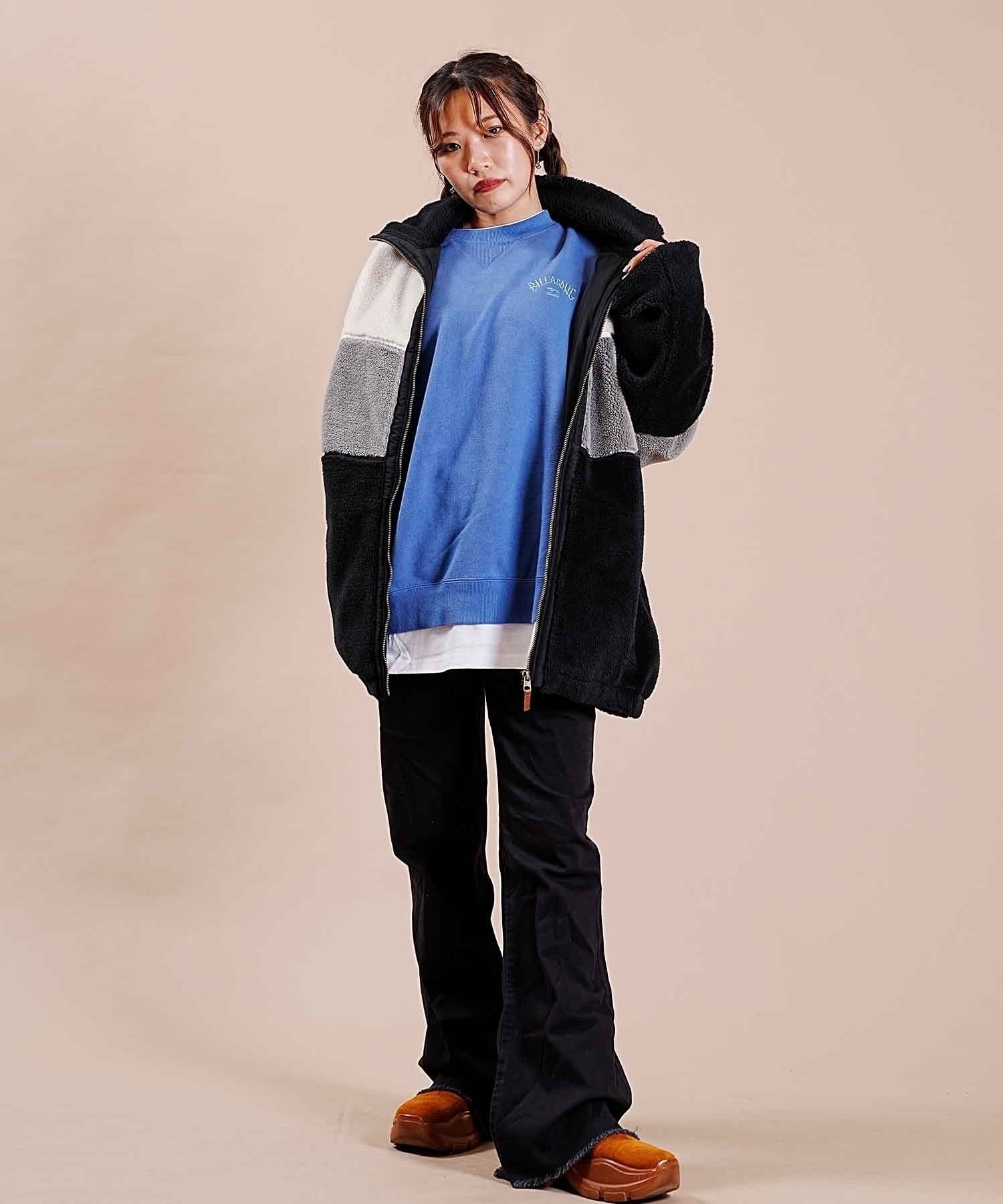 BILLABONG/ビラボン レディース ボアジャケット ワンポイント
