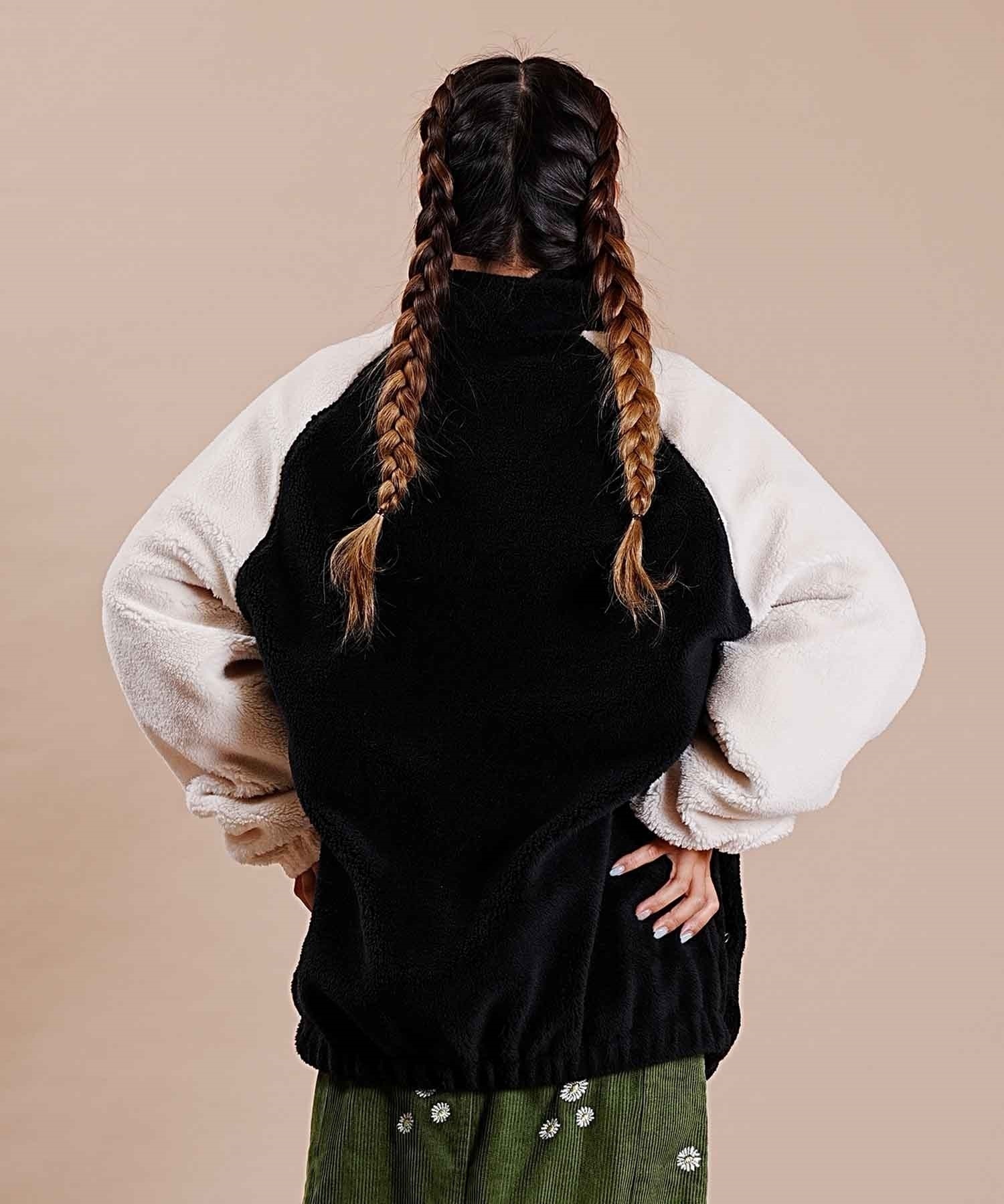 BILLABONG/ビラボン レディース ボアジャケット ジップアップ ゆったりシルエット BD014-767(GEP0-M)