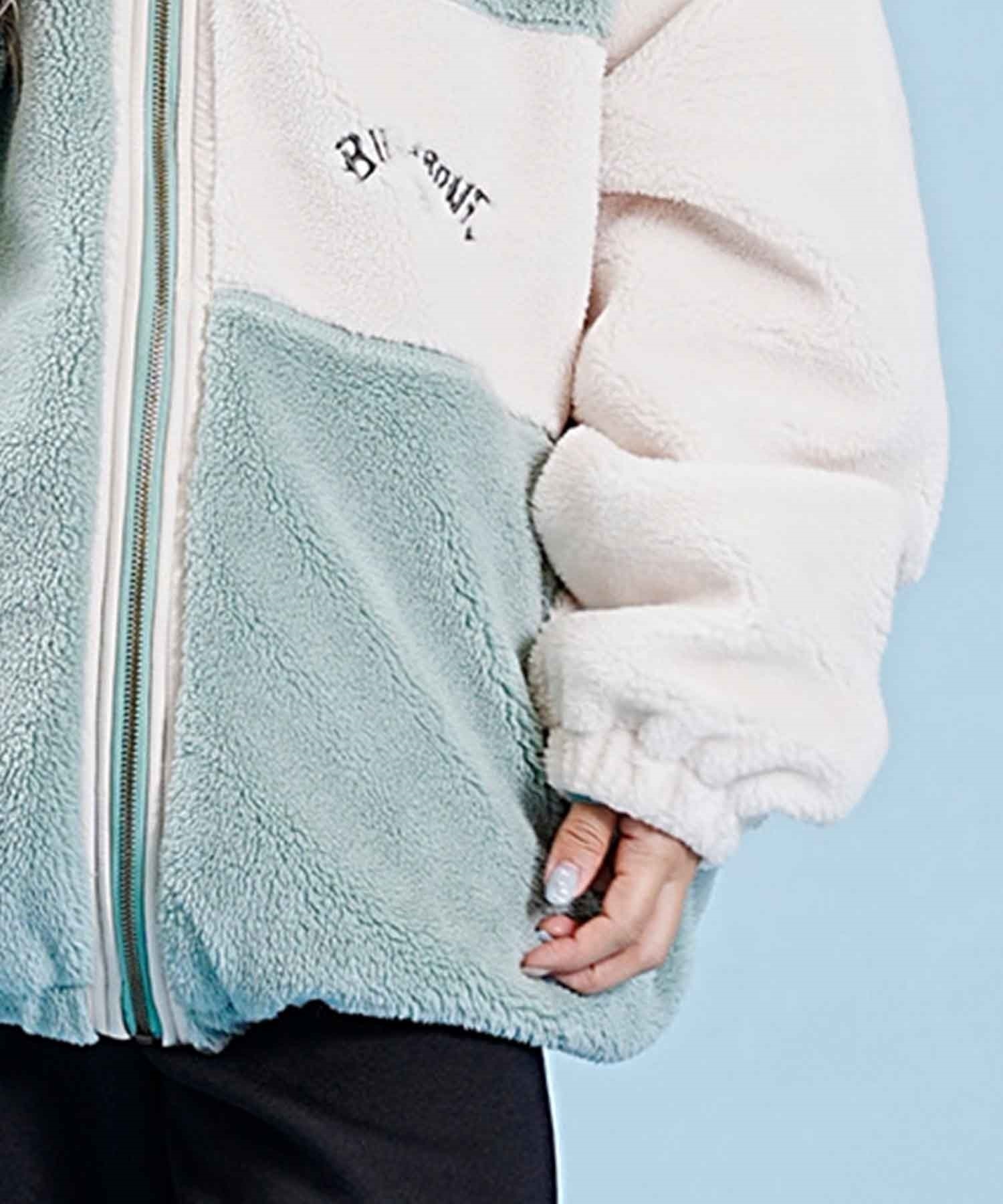 BILLABONG/ビラボン レディース ボアジャケット ジップアップ ゆったりシルエット BD014-767(GEP0-M)