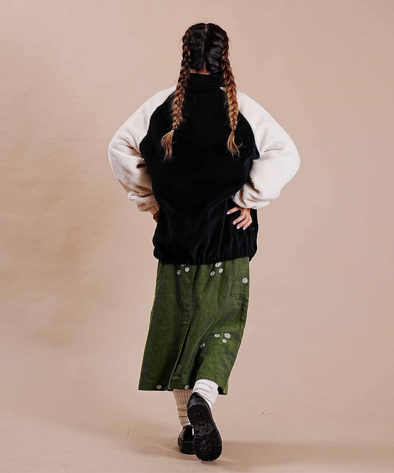 BILLABONG/ビラボン レディース ボアジャケット ジップアップ ゆったりシルエット BD014-767(GEP0-M)