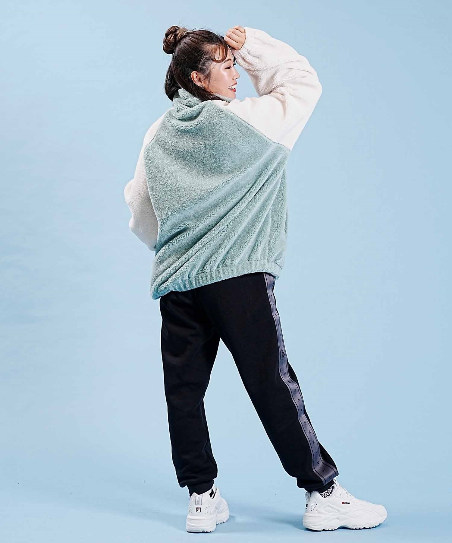BILLABONG/ビラボン レディース ボアジャケット ジップアップ ゆったりシルエット BD014-767(GEP0-M)