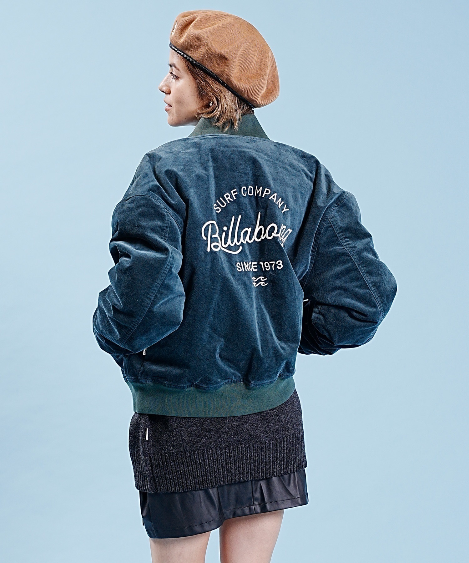 BILLABONG/ビラボン レディース 中綿ジャケット MA-1 インディゴ