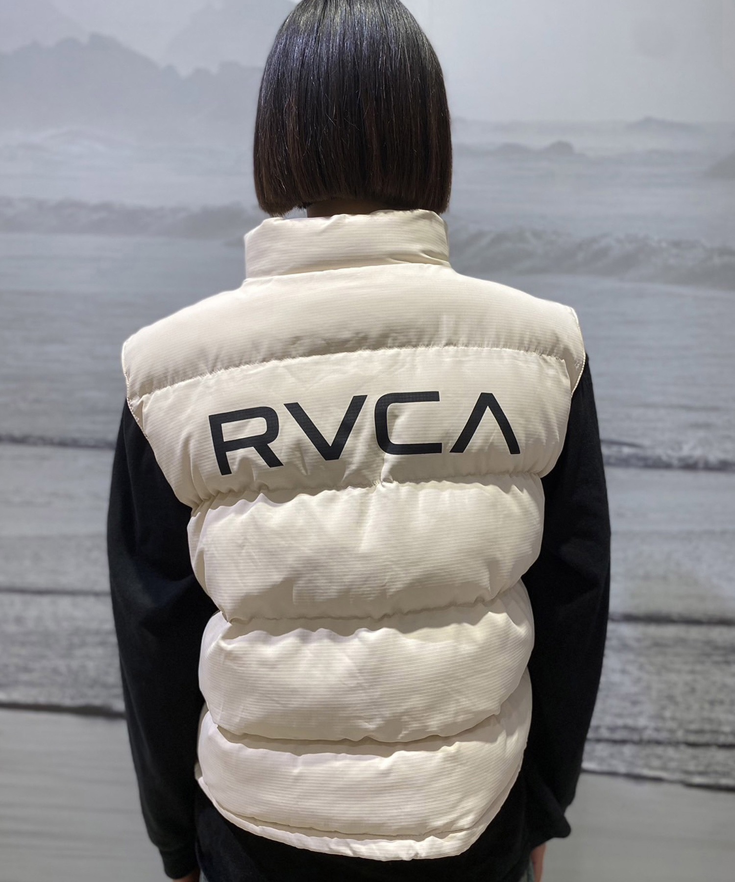 RVCA/ルーカ BALANCE PUFFER VEST レディース アウター ベスト BD044-773(WDR0-M)