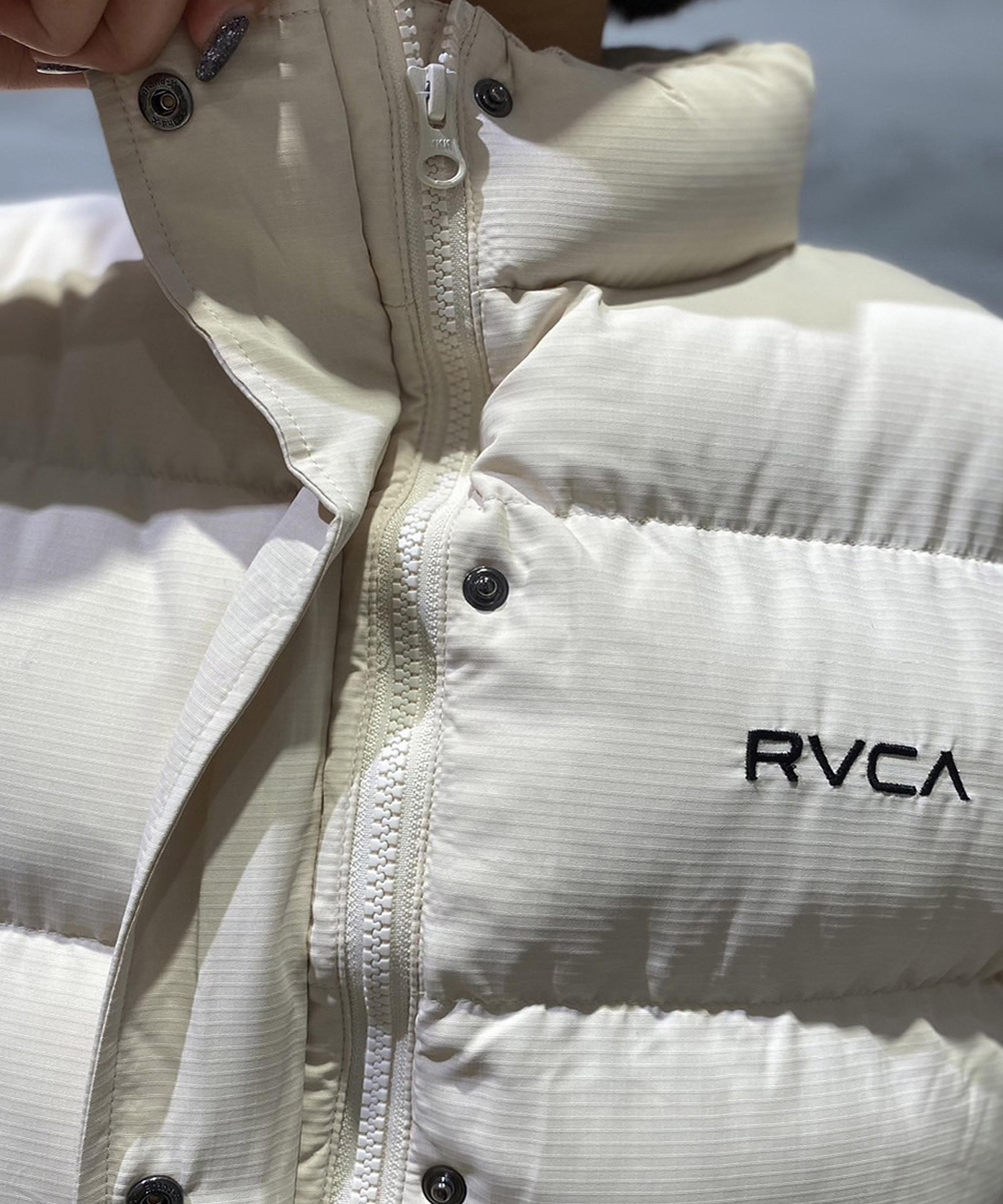 RVCA/ルーカ BALANCE PUFFER VEST レディース アウター ベスト BD044-773(BLK-M)