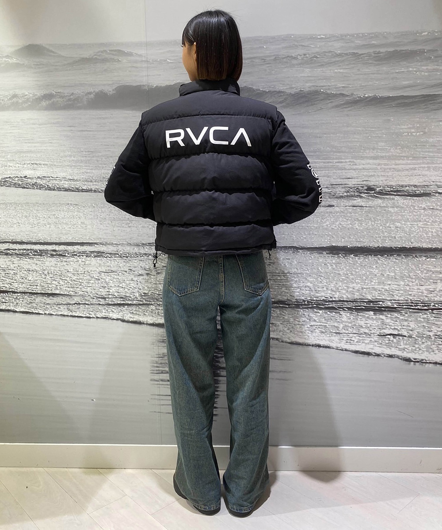 RVCA/ルーカ BALANCE PUFFER VEST レディース アウター ベスト BD044-773(WDR0-M)