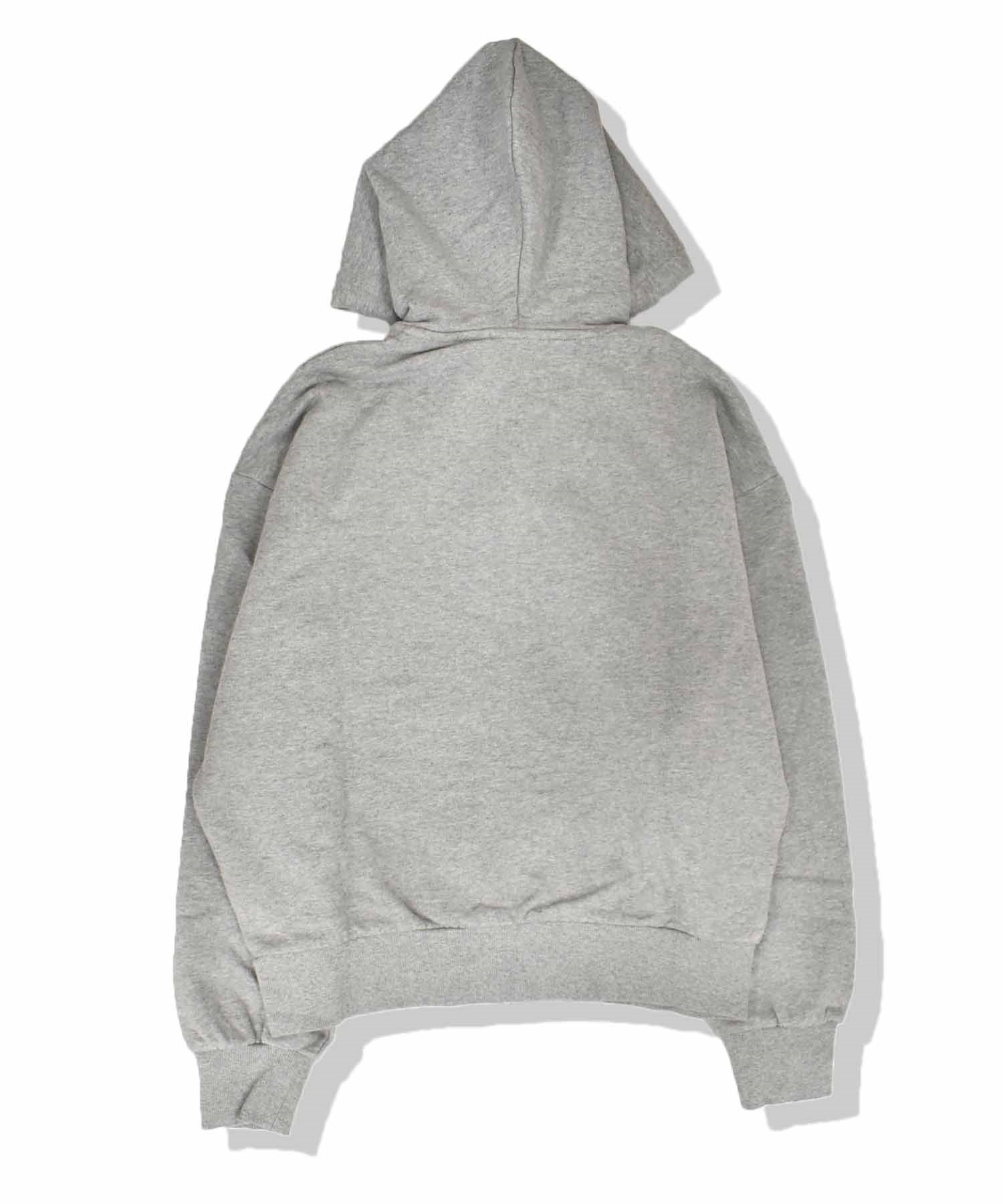 Carhartt/カーハート レディース ジップアップパーカー ロゴ 刺しゅう ワンポイント I032642(GREY-XS)