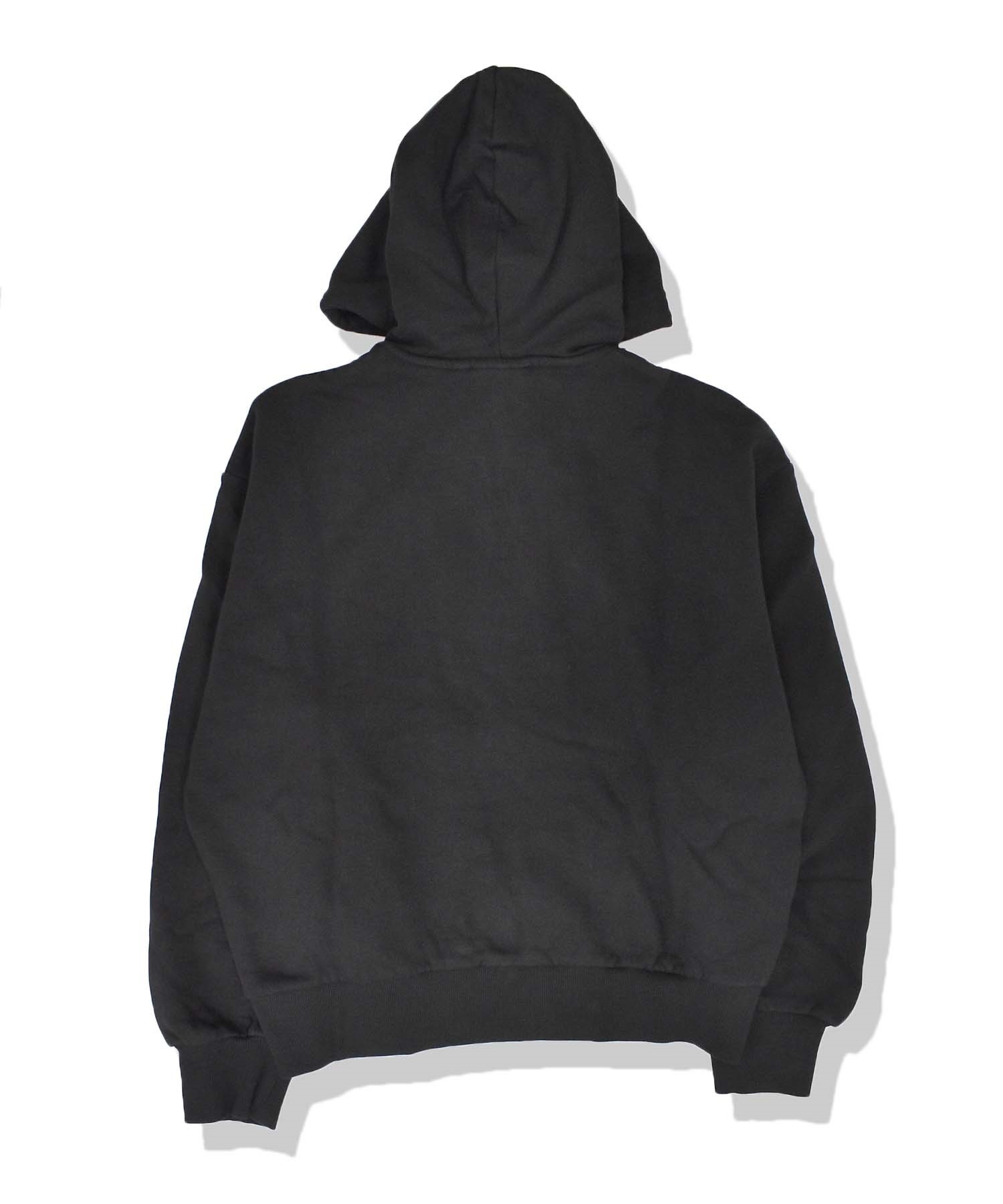 Carhartt/カーハート レディース ジップアップパーカー ロゴ 刺しゅう ワンポイント I032642(BLACK-XS)