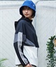 adidas アディダス レディース ナイロンジャケット オーバーサイズ ジップアップ ルーズフィット JSY05(BK/WT-M)