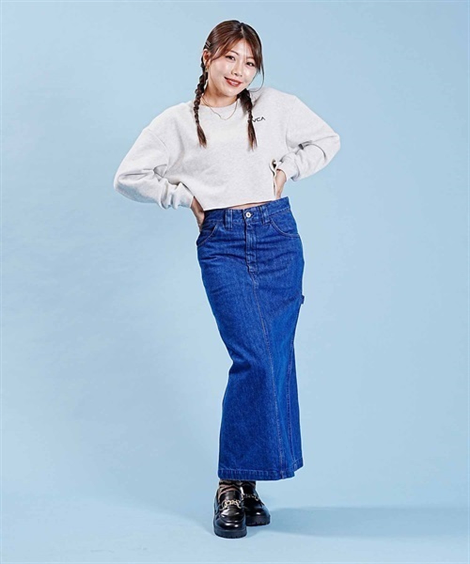 RVCA/ルーカ MINI RVCA CROPED CREW スウェット トレーナー ワン