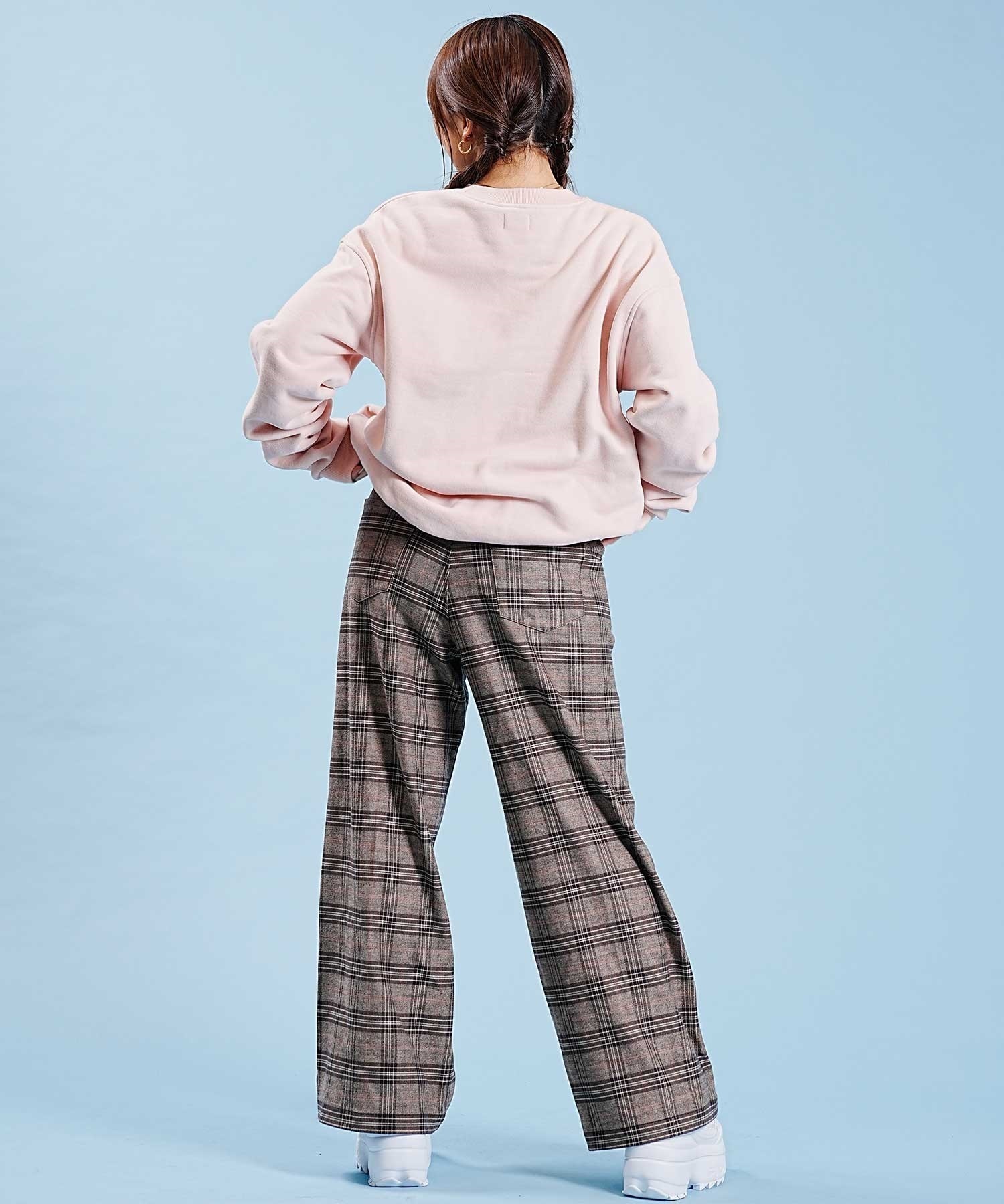 RVCA/ルーカ レディース トレーナー スウェット レオパード柄 ビッグサイズ BD044-150 RVCA/ルーカ レディース トレーナー スウェット レオパード柄