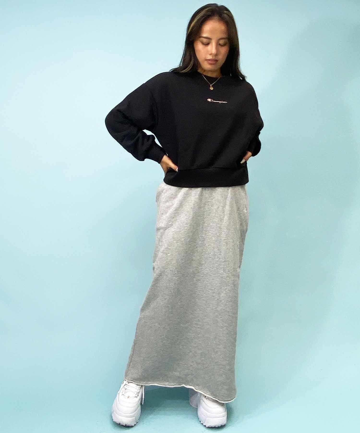 CHAMPION/チャンピオン レディース クロップドトレーナー ワンポイント