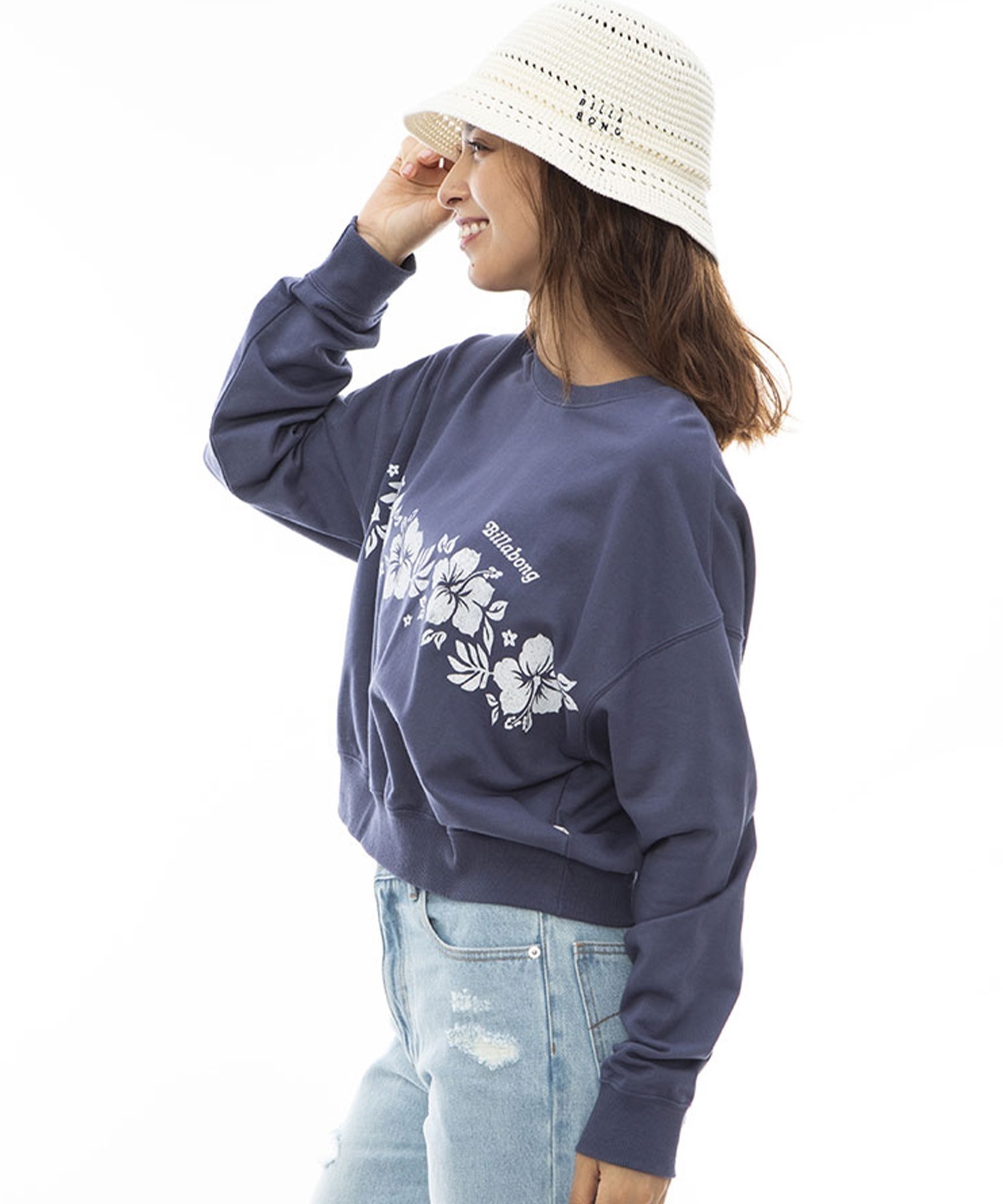 BILLABONG/ビラボン FORGET ME NOT SWEAT CREW クルーネック BE013-004(NVY-M)