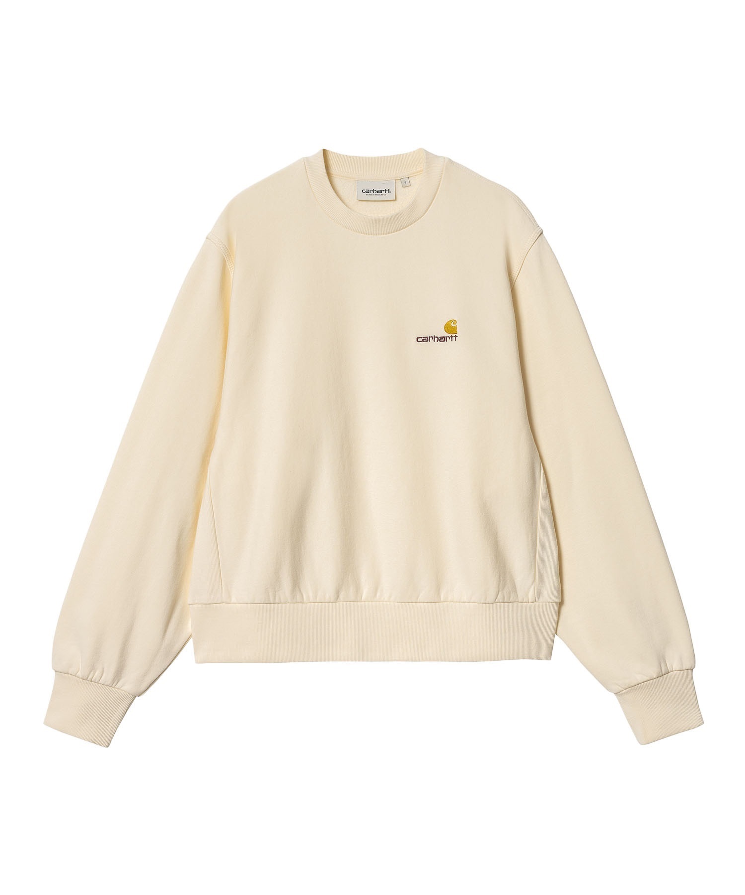 Carhartt/カーハート AMERICAN SCRIPT SWEATSHIRT レディース スウェット トレーナー I032326(NATU-XS)