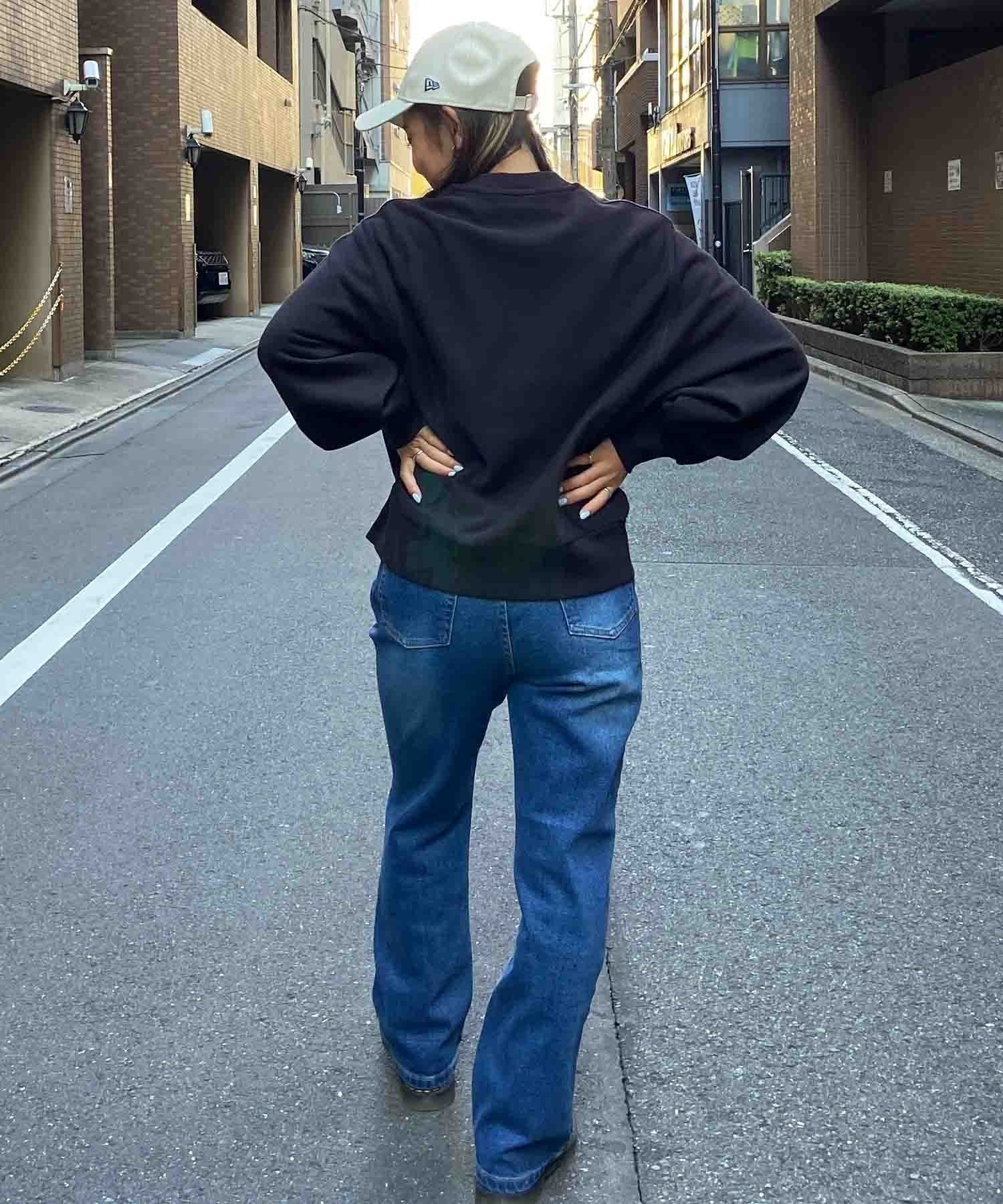 極美品 aclent ショート丈 トレーナー スウェット