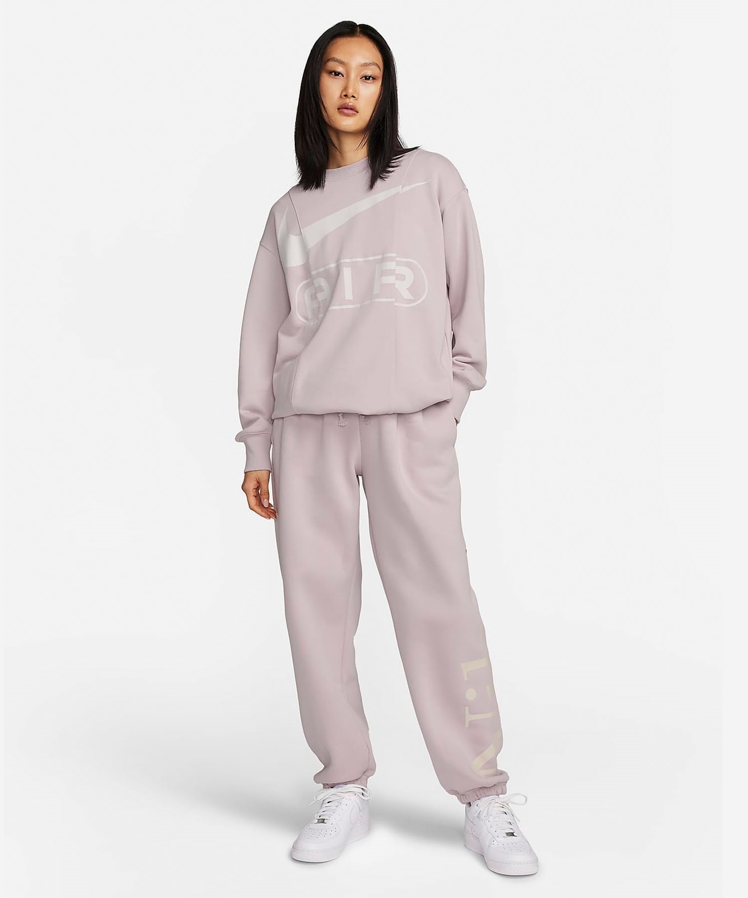 【レディース】NIKE  トレーナー/スウェット/ショート丈/ホワイト NIKE ナイキ レディース スウェット トレーナー 薄手 ロゴ