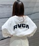 RVCA ルーカ V NECK SWEAT TOP レディース Vネック スウェット トレーナー クロップド丈 セットアップ対応 BE043-001(CLO-M)