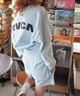 RVCA ルーカ V NECK SWEAT TOP レディース Vネック スウェット トレーナー クロップド丈 セットアップ対応 BE043-001(BES0-M)