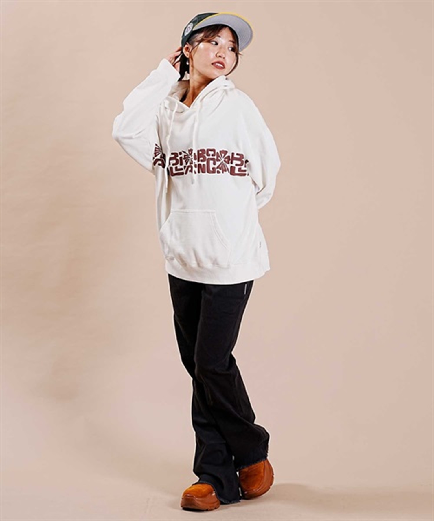ビラボン パーカー レディース TIKI ベース スウェット パーカー BILLABONG BD014037 ブラック 黒 ホワイト 白 トップス フード BILLABONG ビラボン パーカー レディース TIKI ベース