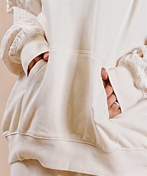 BILLABONG/ビラボン CABLE QUILT MIX SWEAT PARKA スウェット
