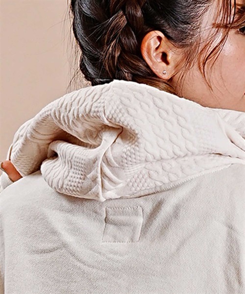 BILLABONG/ビラボン CABLE QUILT MIX SWEAT PARKA スウェット