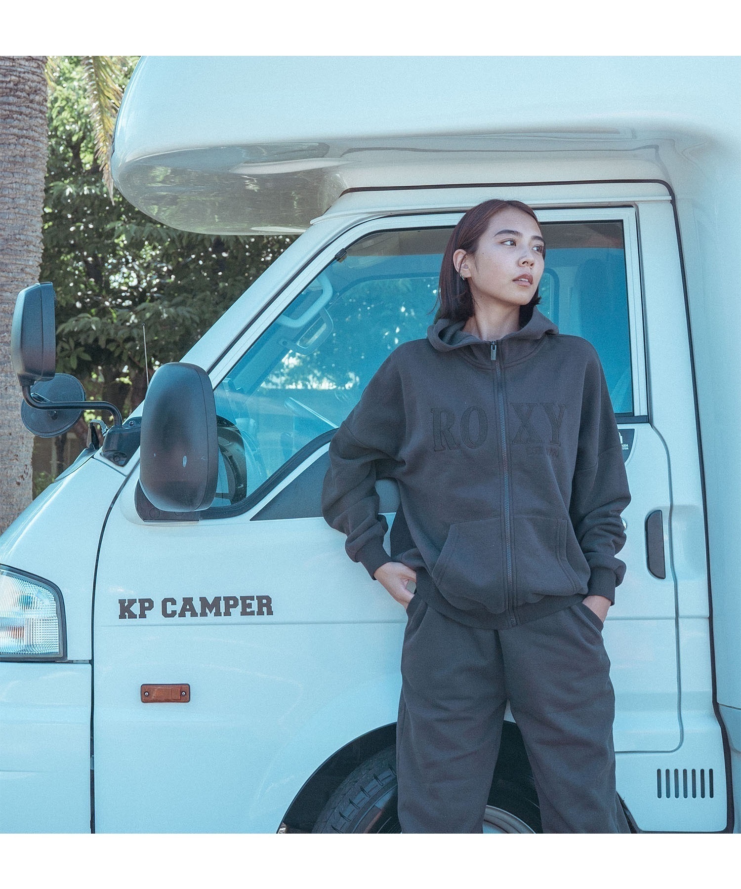 ROXY/ロキシー ジビー ジップアップパーカーレディース 裏起毛
