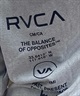 RVCA/ルーカ レディース ジップアップ パーカー オーバーサイズ バックプリント BD044-P03 ムラサキスポーツ限定(BLK-M)