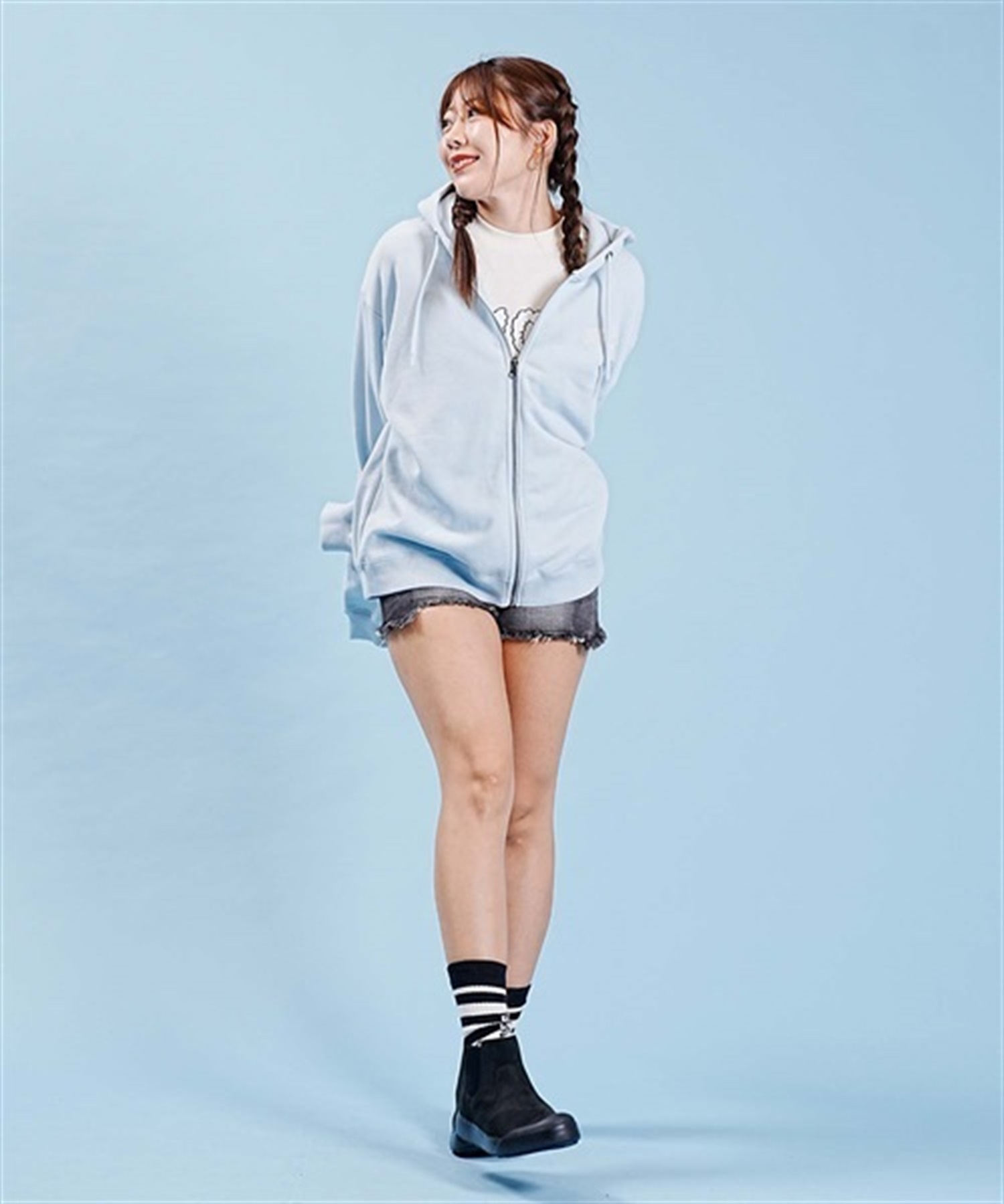 RVCA/ルーカ ARCHED RVCA ZIP HOODIE スウェット パーカー