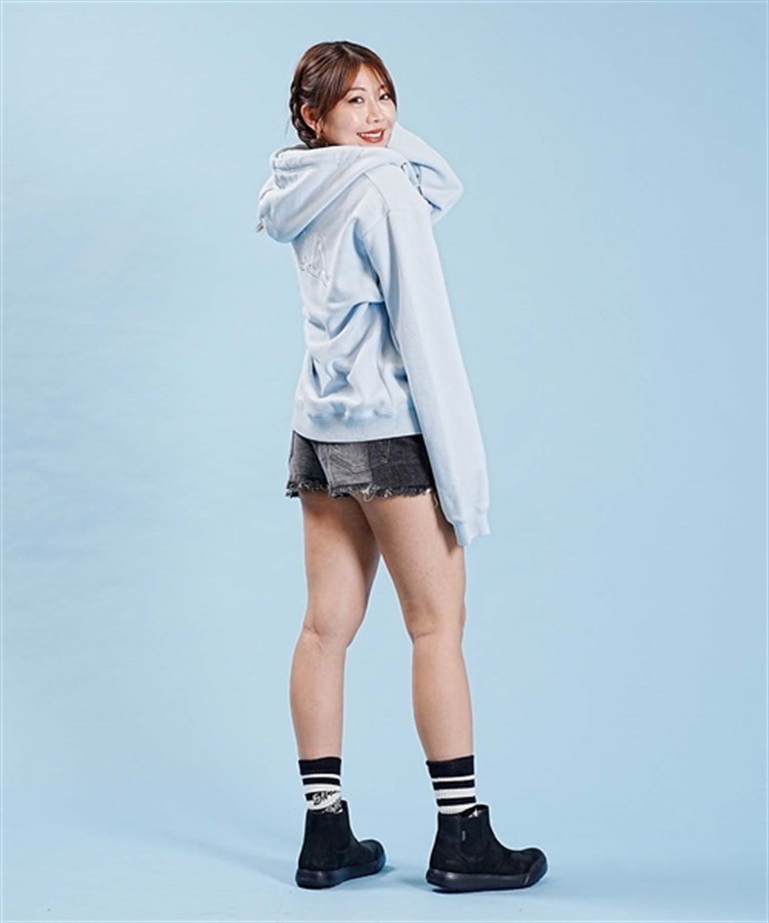 Yuu　TOCCA BAMBI ボレロ XS　ボルドー　リアルファー REAL 4BLOCK SAGA FOX FUR HOODIE COLLAR JACKET リアルサガ