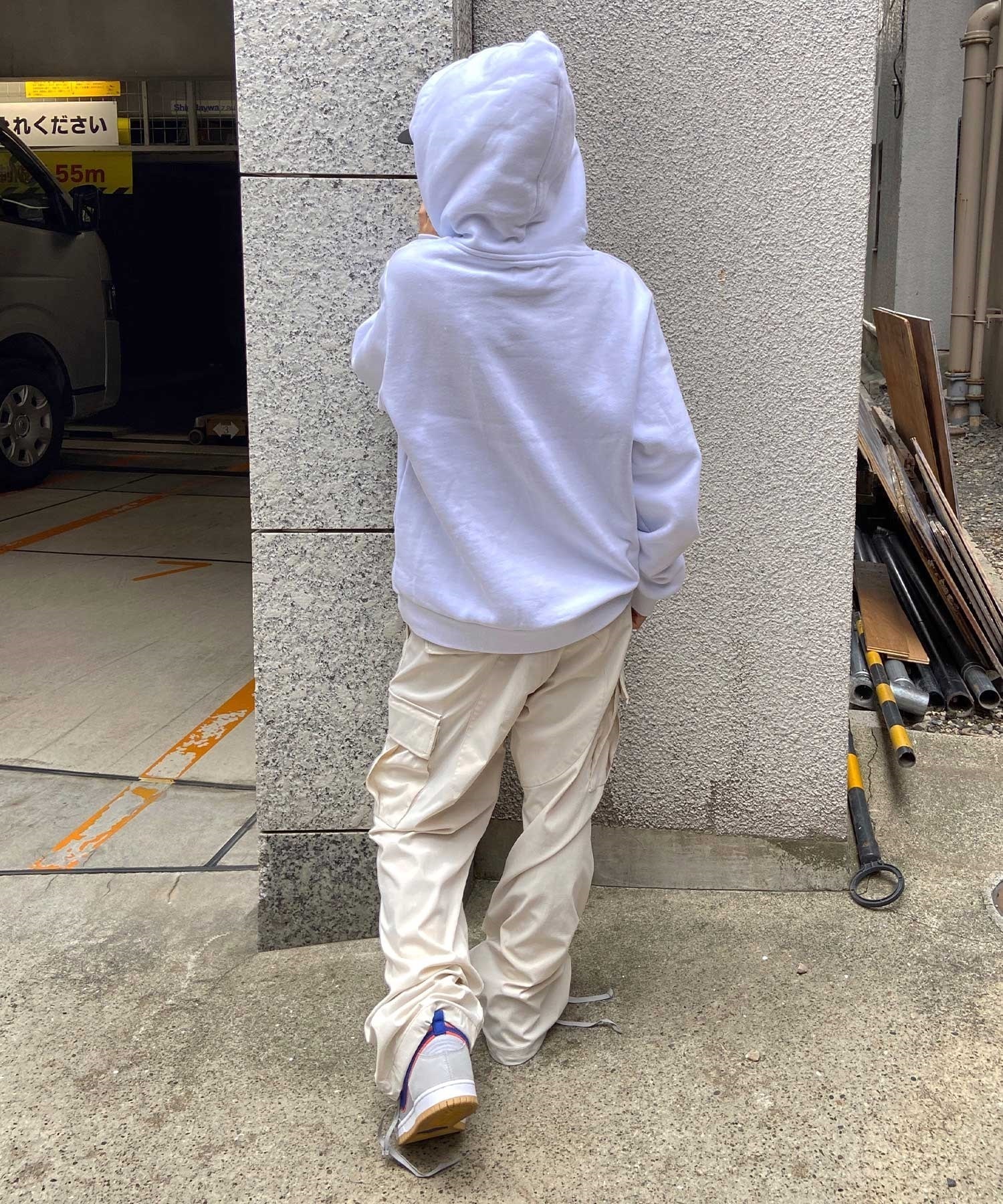 RVCA/ルーカ レディース プルオーバー パーカー ビッグサイズ 裏起毛 BD044-157(WHT-S)
