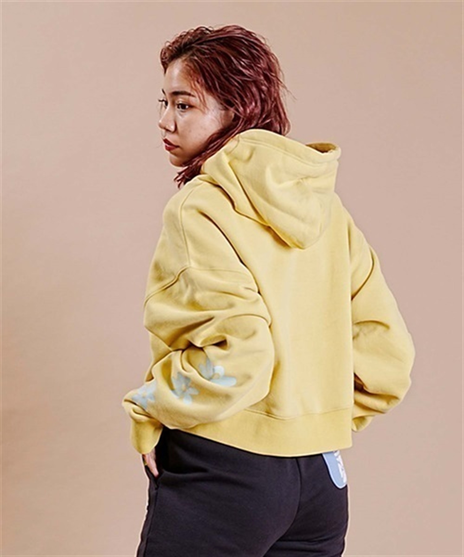 RVCA/ルーカ DAISY CROPPED HOODIE スウェット パーカー ショート丈 BD044-159(GDN-S)