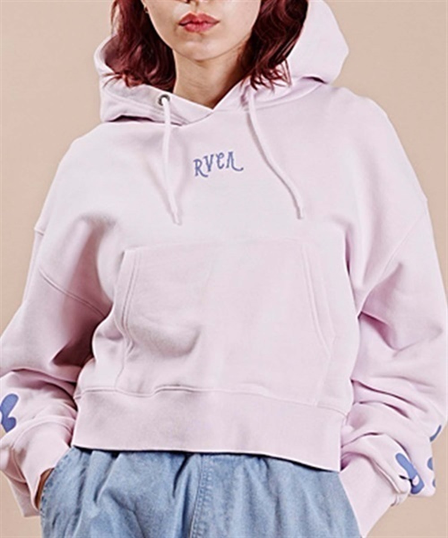 RVCA/ルーカ DAISY CROPPED HOODIE スウェット パーカー ショート丈 BD044-159(MDP0-S)