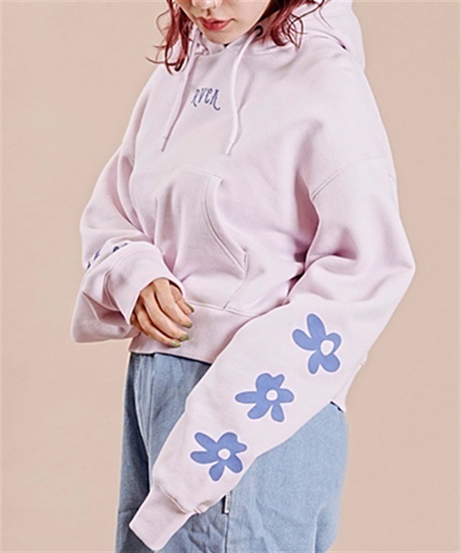 RVCA/ルーカ DAISY CROPPED HOODIE スウェット パーカー ショート丈 BD044-159(GDN-S)