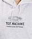 【ムラサキスポーツ限定】TOY MACHINE/トイマシーン パーカー プルオーバー スウェット バックプリント ビッグシルエット MTMFDSW14(SBLK-M)