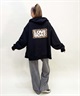 LOVE BOAT/ラブボート レディース ヒョウ柄 BIGジップパーカー LB-MPK02(BK-FREE)