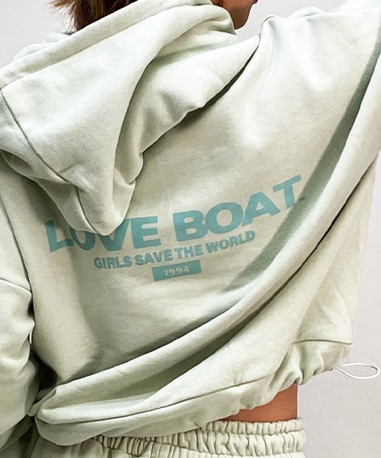 LOVE BOAT/ラブボート レディース セットアップ プルオーバー パーカー LB-MPK03(BK-M)