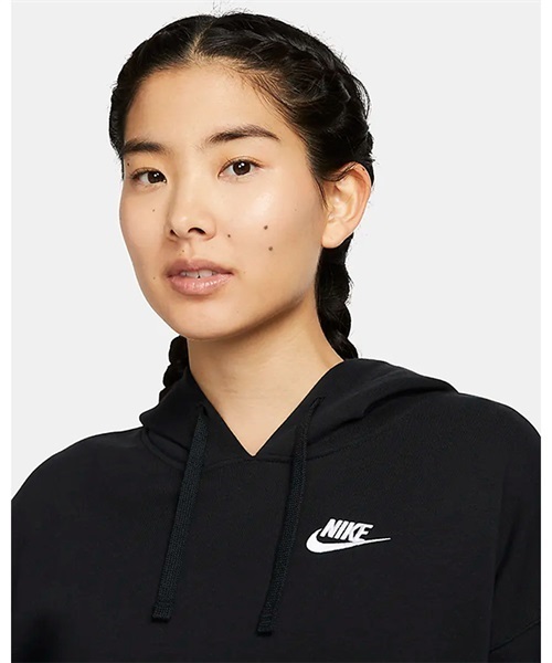 NIKE ナイキ シーズナル クラブ フリース L/S フーディ DV5646-010 レディース パーカー KK1 A11(010-M)