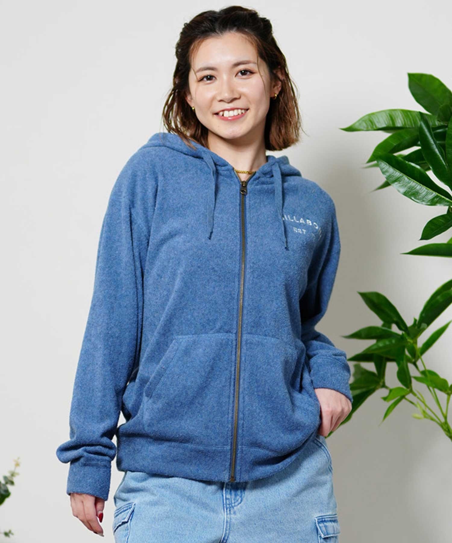 【クーポン対象】BILLABONG ビラボン PILE ZIP PARKA レディース ジップアップ パーカー BE013-034(SCS-M)