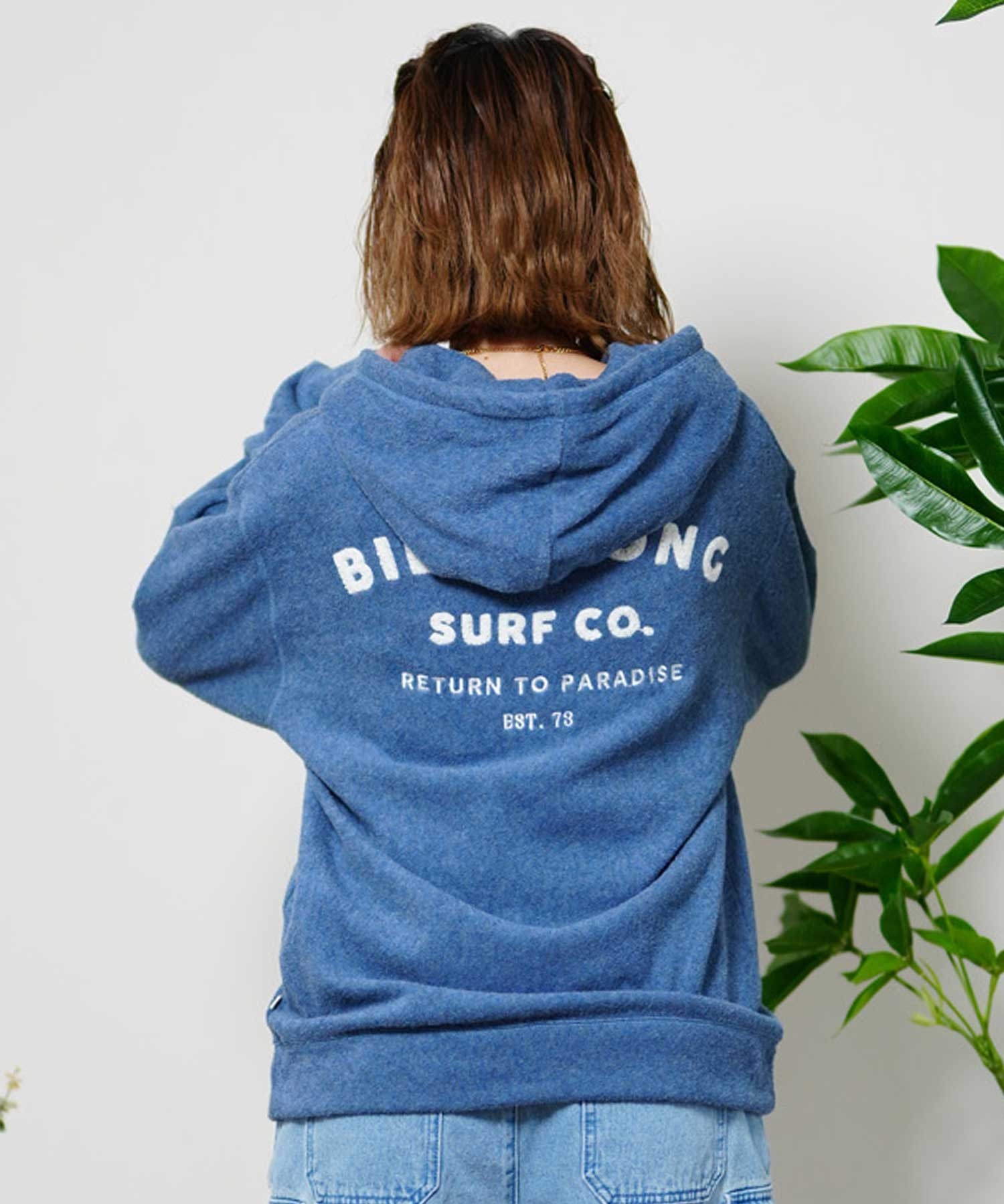 BILLABONG ビラボン PILE ZIP PARKA レディース ジップアップ パーカー BE013-034(IND-M)