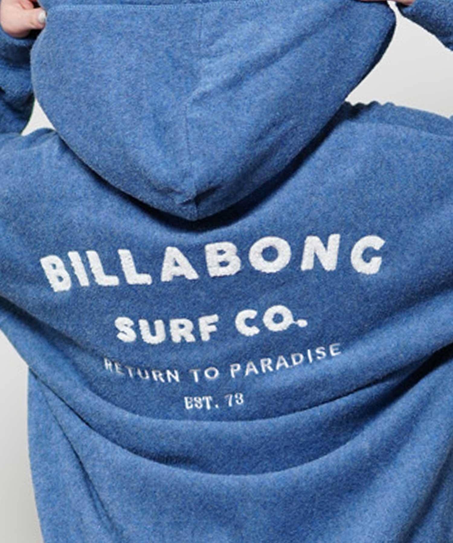 【クーポン対象】BILLABONG ビラボン PILE ZIP PARKA レディース ジップアップ パーカー BE013-034(IND-M)