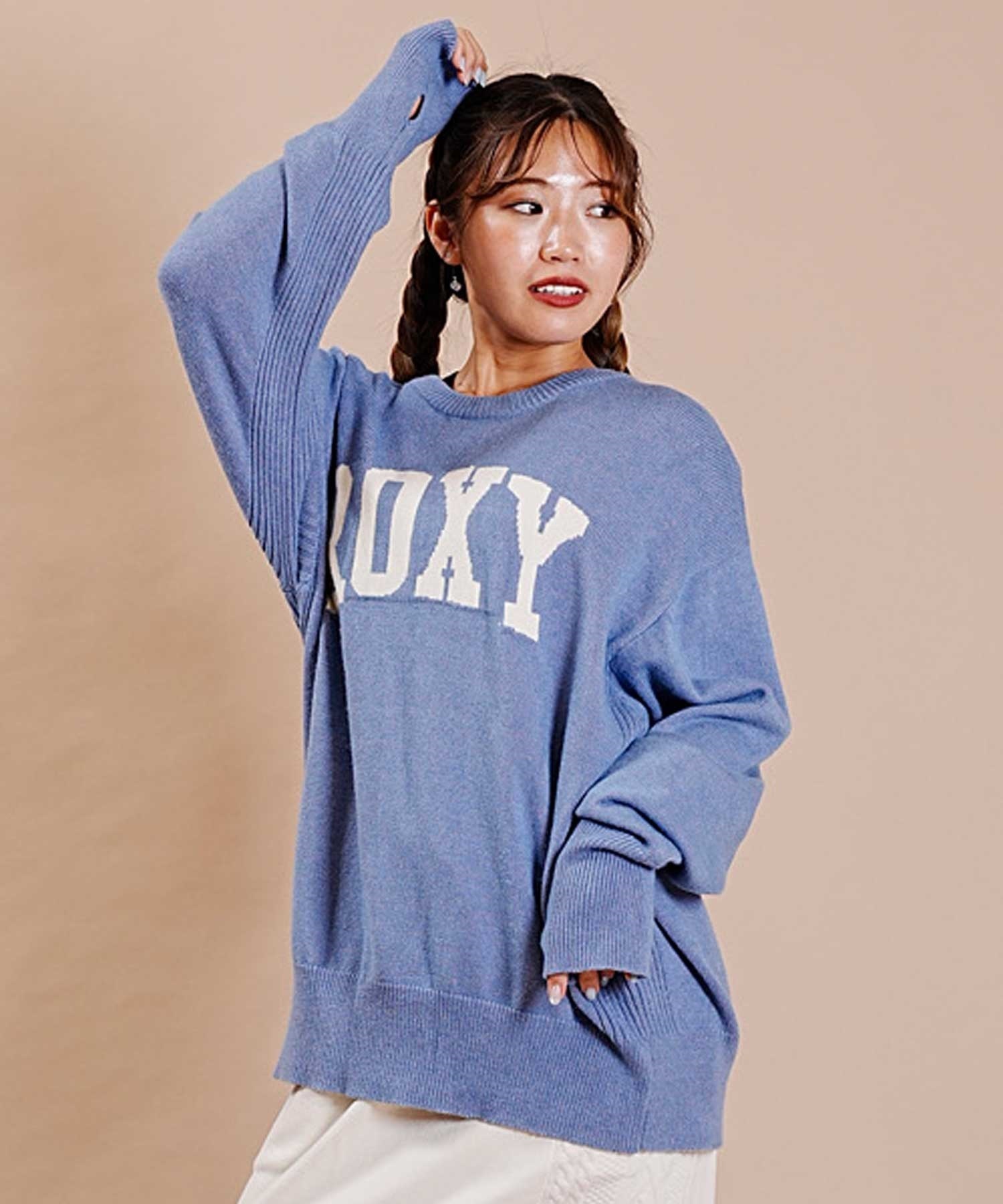 ROXY/ロキシー レディース プルオーバー ニット クルーネック RSR234627T(BLU-M)