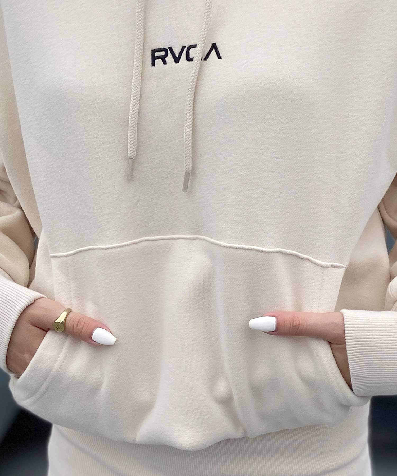 RVCA/ルーカ ワンピース ミニスカート フード付き 中厚手 BD044-505(PTK-S)