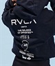 【ムラサキスポーツ別注】RVCA/ルーカ レディース ワンピース フード付 ミニスカート バックプリント BD044-P50(BLK-S)
